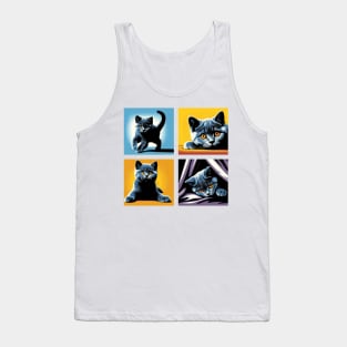 Chartreux Pop Art - Cute Kitties Tank Top